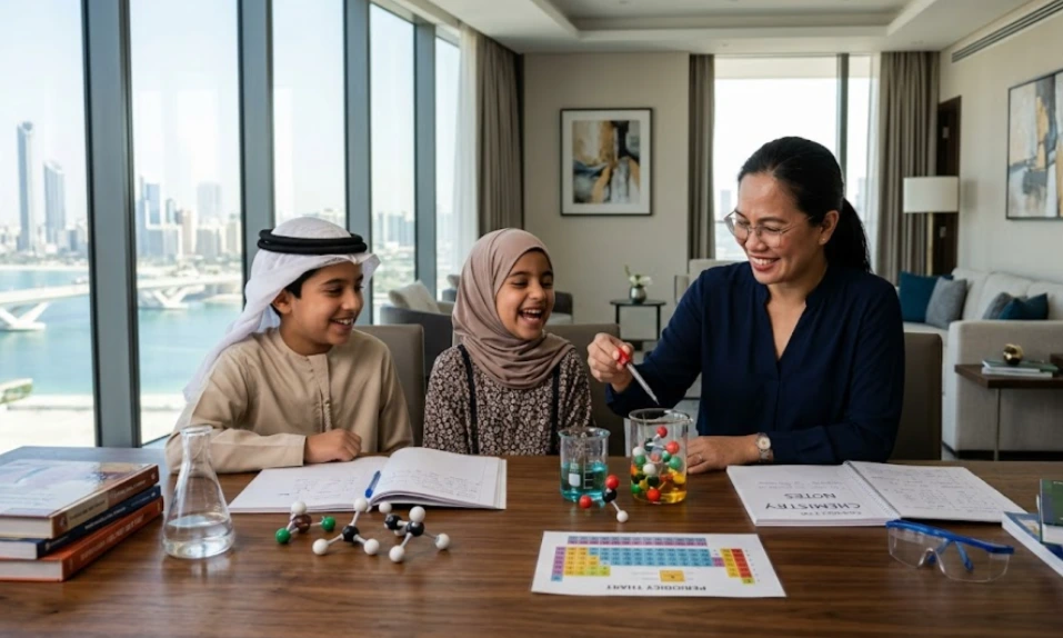 Professional home tutors in Al Zahiyah Abu Dhabi offering personalized education, online classes, experienced teachers, flexible timing, better results, and student confidence daily.