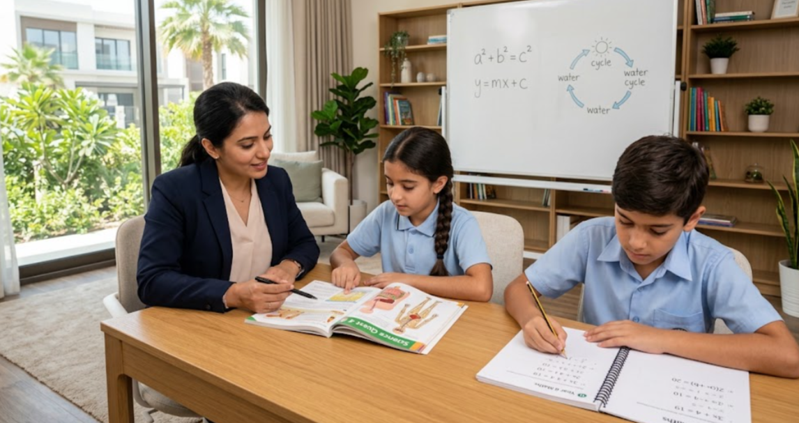 Find qualified home tutors in Dubai Hills Estate through CambridgeTutorsPro for primary learning, English, Math, Science and focused one-to-one lesson